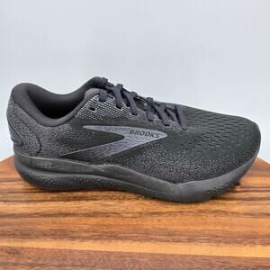 Brooks Ghost 16 Shoes Women's 8 B Triple Black Low Top Running Athletic Sneakers